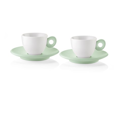 set 2 tazzine caffe everyday verde malva